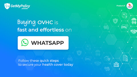 Buy OVHC in 4 Easy Steps Using WhatsApp | Health Cover for Australia