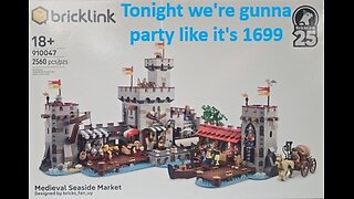 Unboxing & Building Lego 910047 Medieval Seaside Market-Part 1
