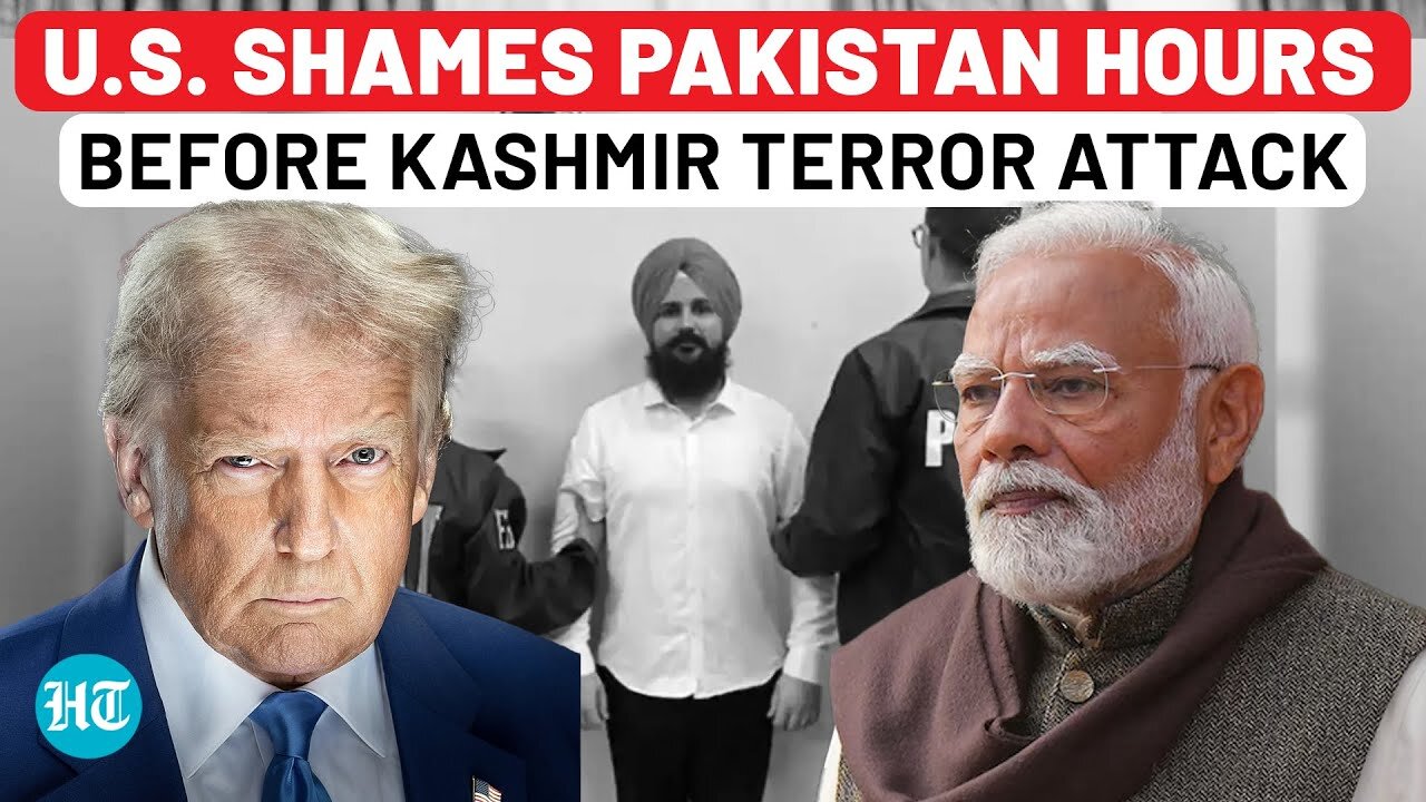 US Shames Pakistan Hours Before Pahalgam Attack, Arrests ISI-Linked Terrorist; Big Win For India?