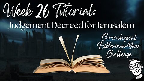 Week 26 Tutorial: Judgement is Decreed for Jerusalem (Zephaniah; Jeremiah 1–20, 46–49)