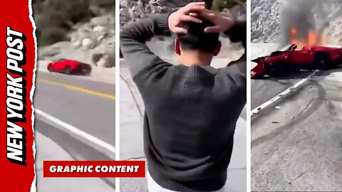 Dramatic video shows Ferrari crash that killed video game developer Vince Zampella