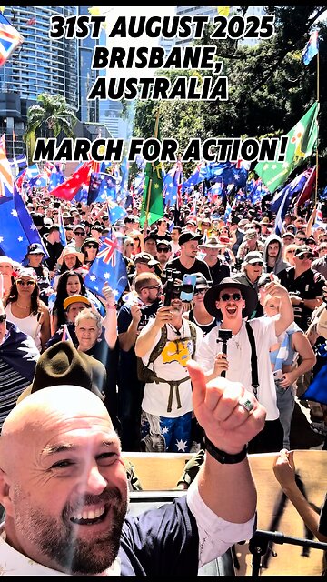 Brisbane March for Australia rally August 31st 2025