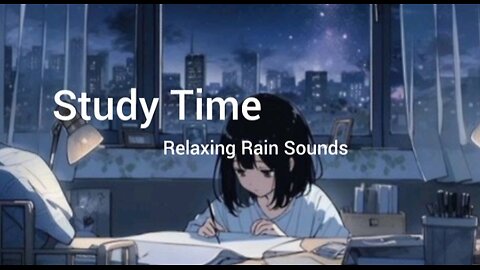1 Hour Study Timer with Rain Sound | Deep Focus & Calm Study Session