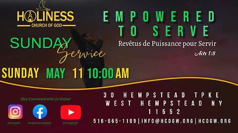 HCOG || Sunday Service 10AM 5/11/2025