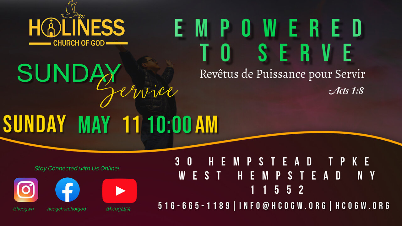 HCOG || Sunday Service 10AM 5/11/2025
