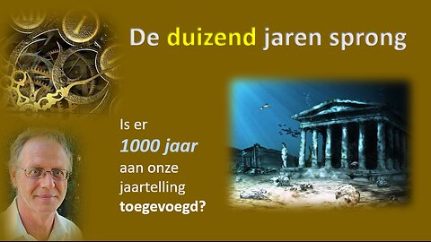 Have 1.000 years been added to our history?