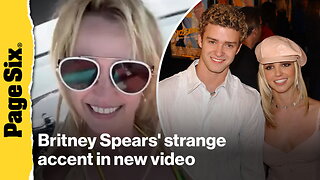 Britney Spears speaks in a strange accent in new video featuring ex Justin Timberlake song as concerns grow