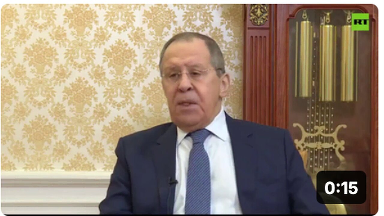 "Sergey Lavrov, Russian Foreign Minister, Discusses Zelensky"