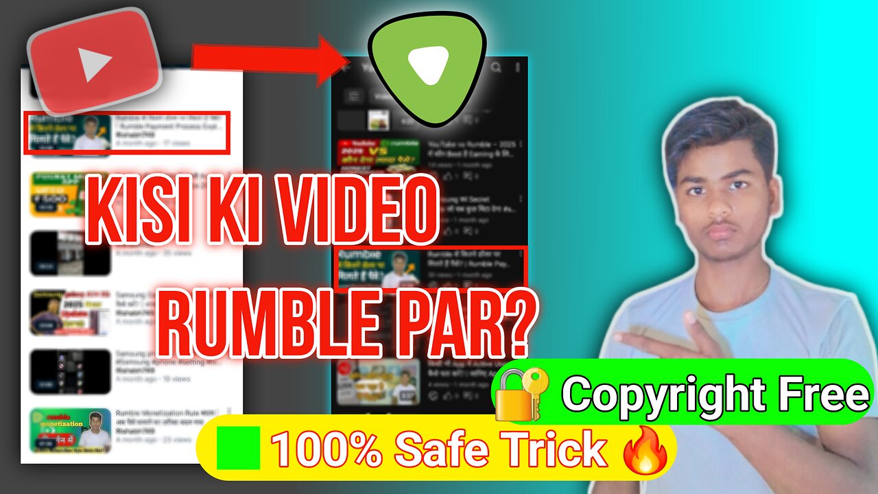 YouTube Se Video Le Kar Rumble Par Upload Karo Without Copyright
