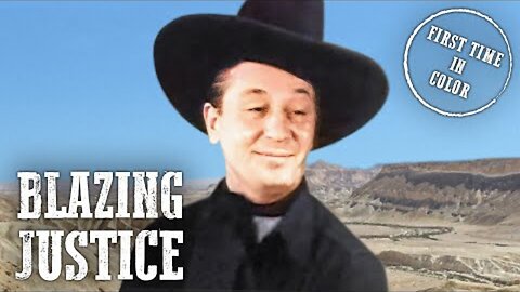 Blazing Justice | Classic Western | Colorized