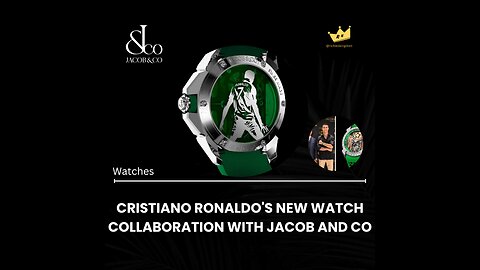 Ronaldo's new watch collaboration with Jacob and Co