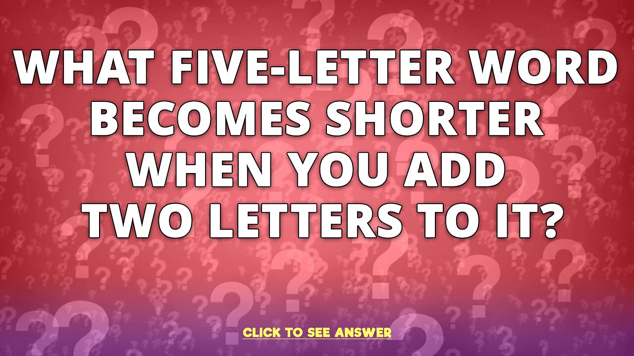 Solve this riddle and play our quiz