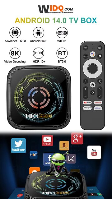 🖥️ 8K WiFi6 Android 14 TV Box | Ultimate Streaming Beast 🎬