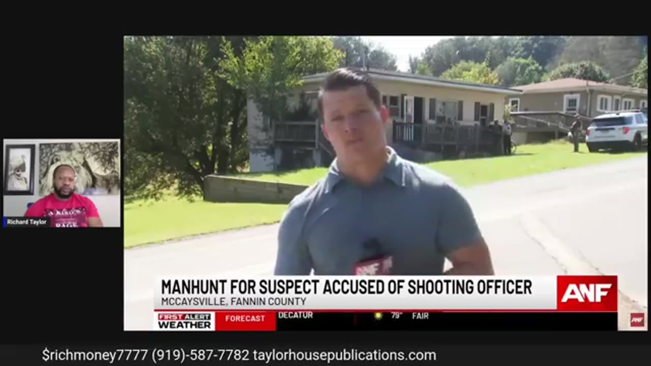 Manhunt After Man Shoots Officer In The Face In The All White Town Of McCaysville, Georgia!!
