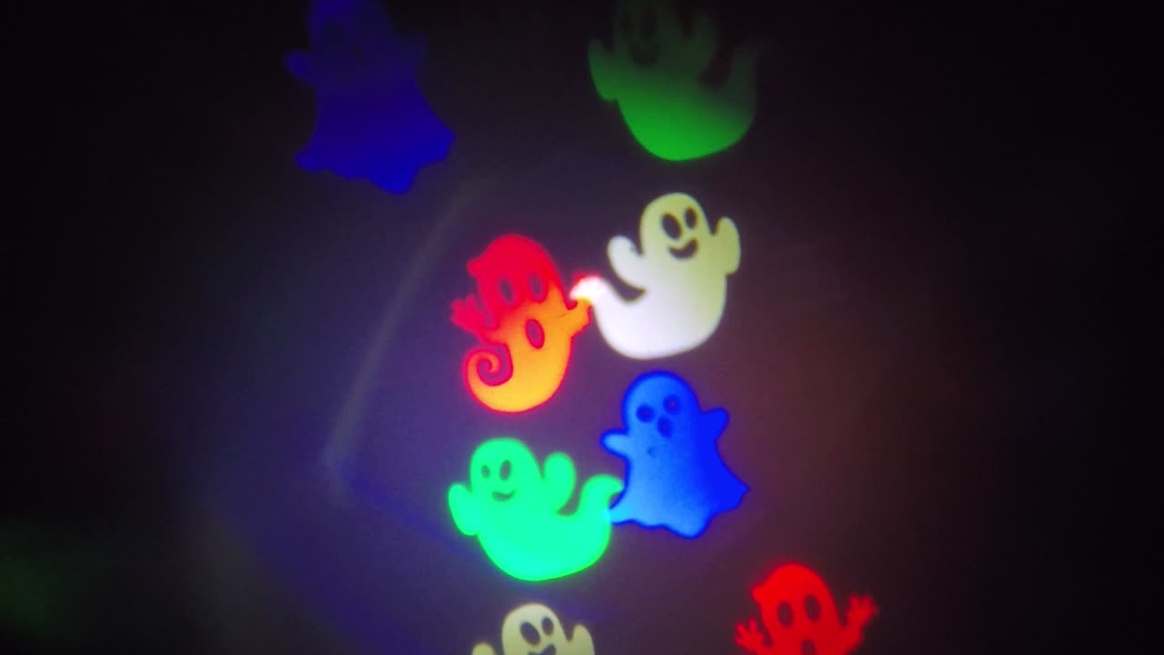 Spooky ghost outdoor moving projector