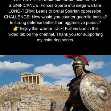 Sparta vs Messenians 743 BC First Messenian War #AncientGreece