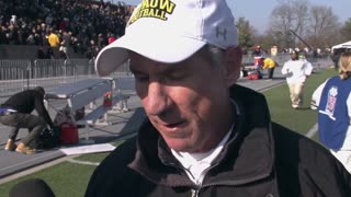 November 16, 2019 - DePauw Coach Bill Lynch at Halftime of Monon Bell Classic