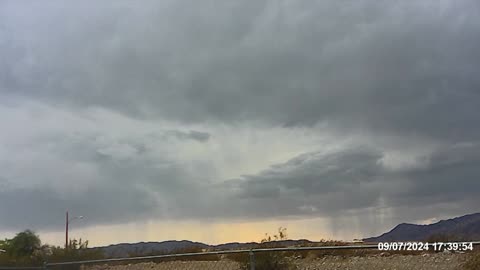 This storm was just to far away... In Needles CA (09/07/2024)
