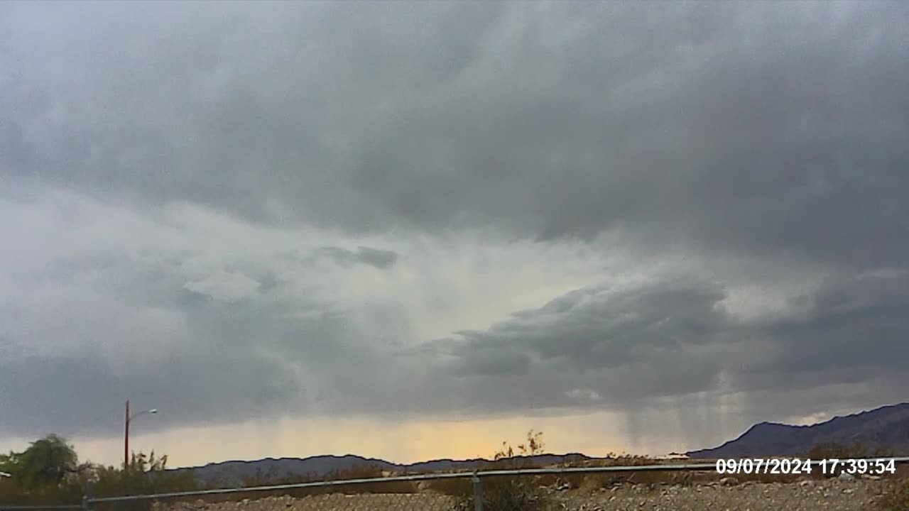 This storm was just to far away... In Needles CA (09/07/2024)