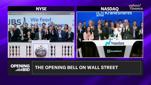 S&P 500 nears record high, Nvidia stock surges, Powell testimony