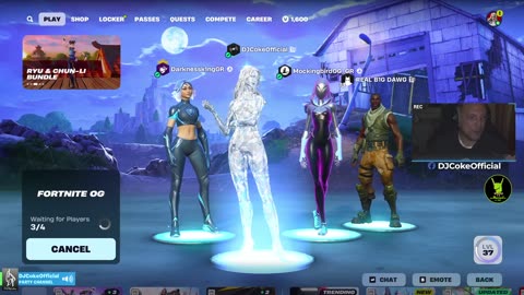 🔴 #Live [GR/CY/EN/BG] 🎮:Fortnite dike mu!! | Follow @ social: @DJCokeOfficial | !addme !social |