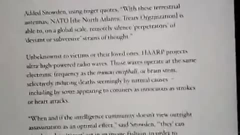 HAARP...ASSASINATION AGENDA