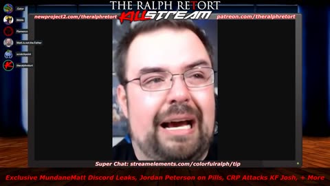2019-09-20 - Exclusive MundaneMatt Discord Leaks, Jordan Peterson on Pills, CRP