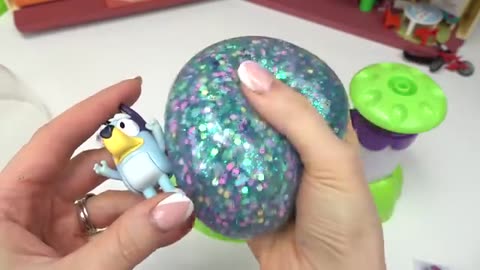 Amazing: Bluey and Bingo DIY Squishies with Squishy Maker! Crafts for Kids