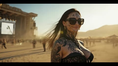 Techno Mix | Burning Dust - BLACK TAPE (Official Music Video) AI Cinematic #crazydance