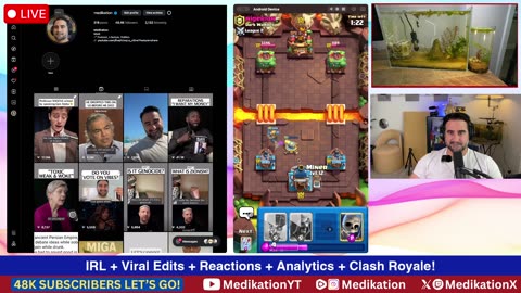 IRL, Viral Edits, Reactions, Clash Royale, Analytics