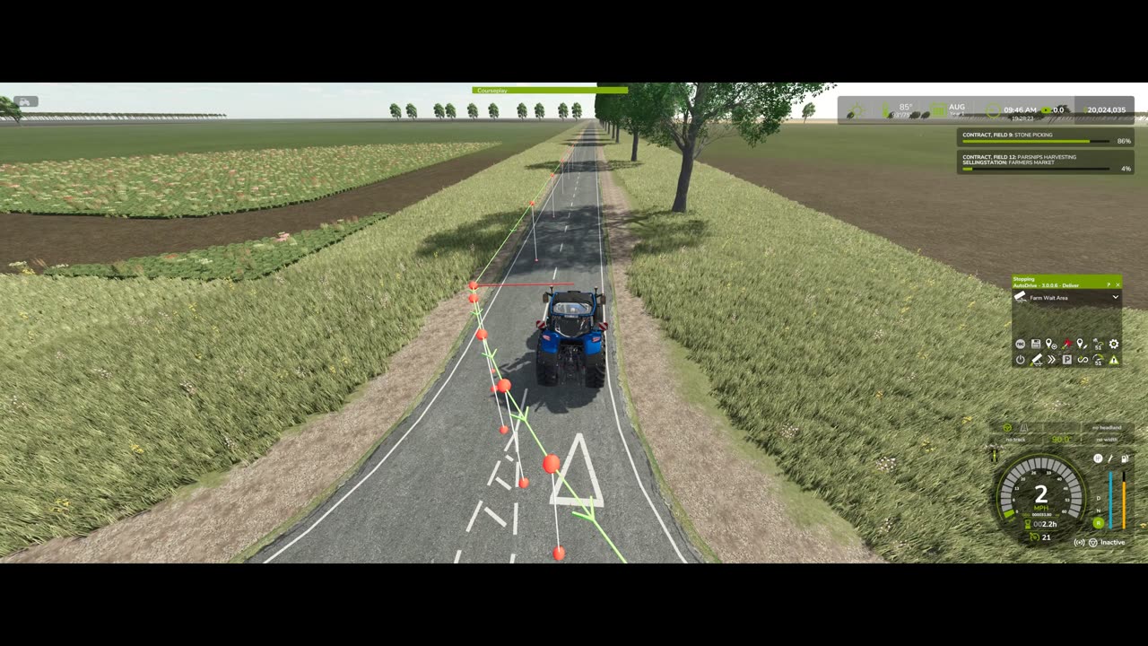 Farming Simulator 25 Harvest and Autodrive
