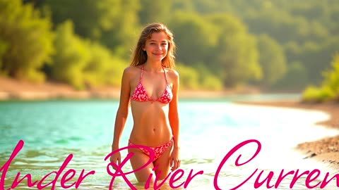 Electronic Music. Song Under the River Current..