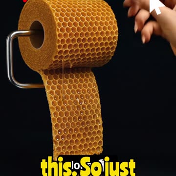 Would You Brush With Honey Toilet Paper? #viral #clip
