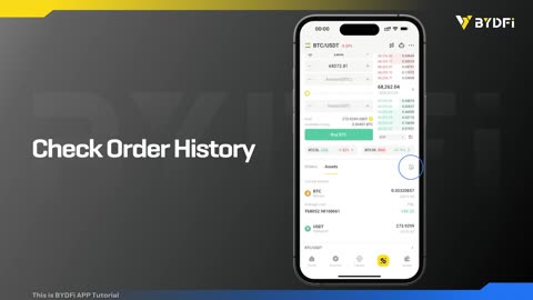 How to Trade Spot on BYDFi (APP)