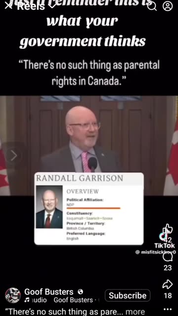 In Canada parents don't have parental rights over children