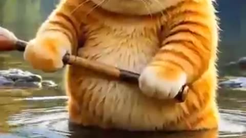 Cat funny