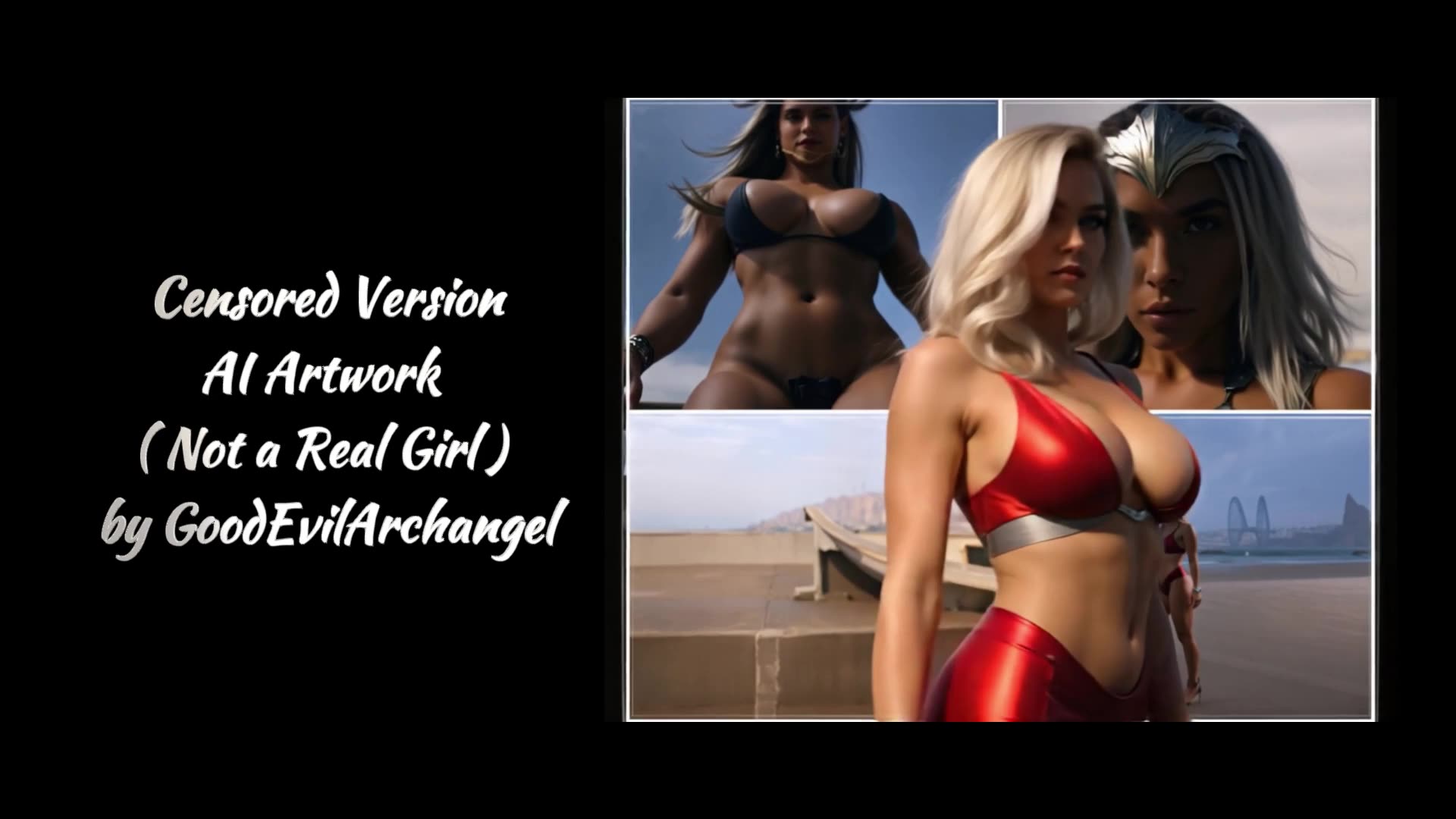 ArtPorn Censored Sexy Hot Female Barbarian | AI Art Coding by GoodEvilArchangel