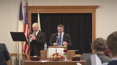 Sunday School. Pastor Troyer; John Prepares the Way