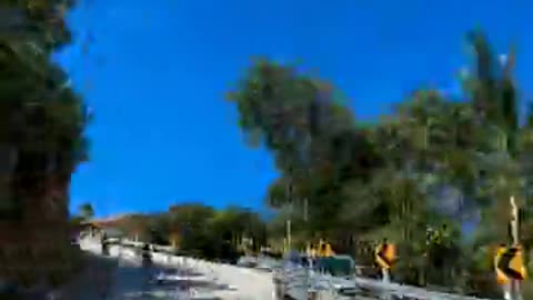 Bike driving in Side Road