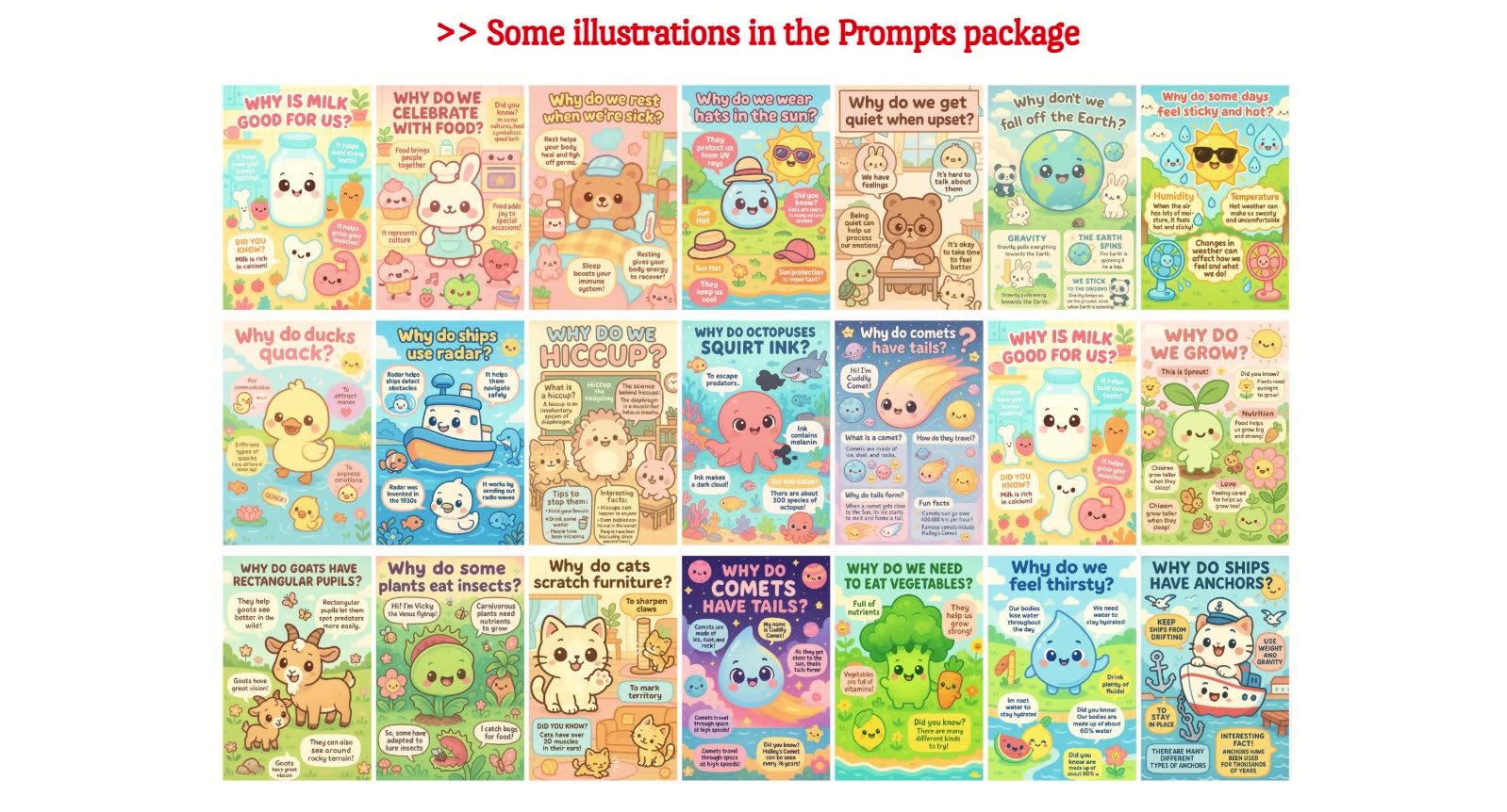 Curious Kids: WHY QUESTIONS Prompts (PLR)