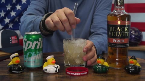 C Bud Racicky - Black Velvet Peach Whiskey & Sprite Chill Cherry Lime Soda