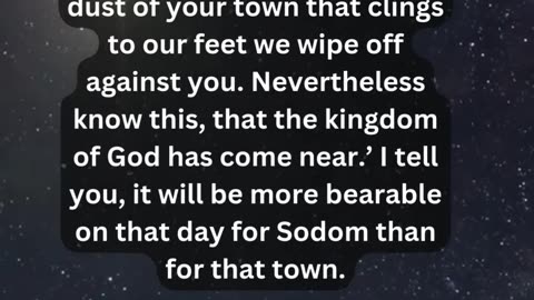 Journey of faith and spiritual growth Luke 10:12 Daily Bible Verse