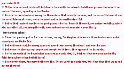 The sower and losing salvation