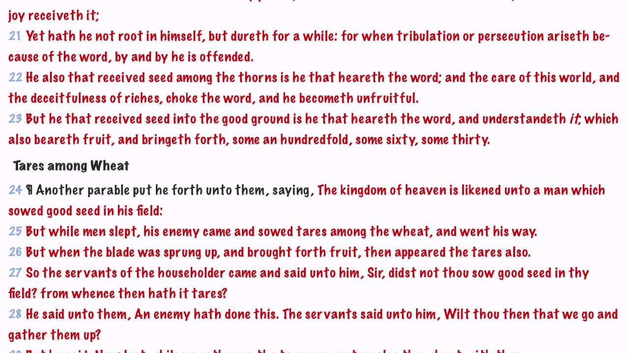 The sower and losing salvation