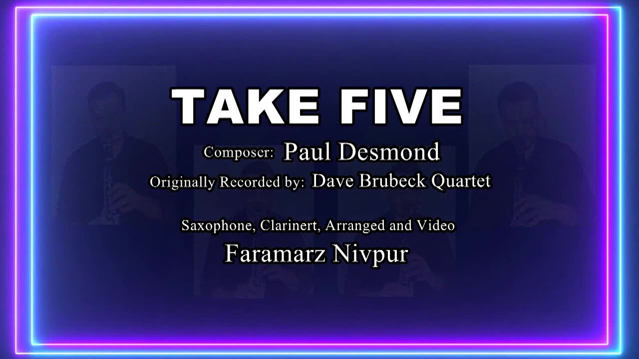Take Five | Clarinet and Saxophone Quartet