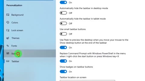 How To See Start Full Screen