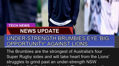 Understrength Brumbies Eye Big Opportunity Agai