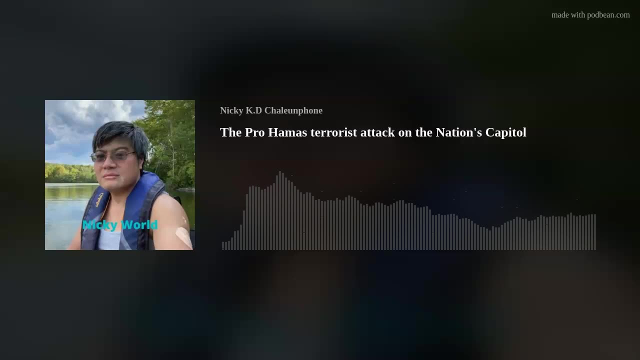 The Pro Hamas terrorist attack on the Nation's Capitol