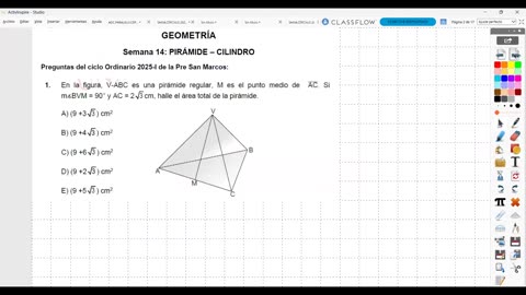 ADC SEMESTRAL PARALELO 2025 | Semana 14 | Geometría