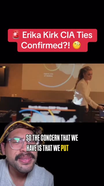 HAS ERIKA KIRK BEEN A A CIA AGENT ALL ALONG?